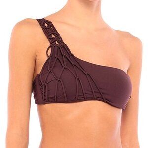 CHRISTIES Bikini Top Nodi Maroon US 36 - NWT